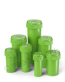 Child Resistant | Opaque Recyclable Push & Turn Plastic Reversible Cap Vials 60 Dram | Black Green Earth Packaging - 21
