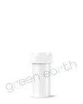 CR | Opaque Recyclable Push & Turn Plastic Reversible Cap Vials 13 Dram | 275 Count White Green Earth Packaging - 45