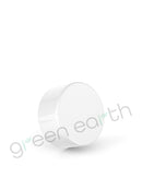 Child Resistant | Push & Turn Flat Glossy Plastic 28/400 Lids w/ Liner 28-400 | 504 Count White Green Earth Packaging - 1