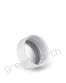 Child Resistant | Push & Turn Flat Matte Plastic 38/400 Lids w/ Liner 38-400 | 320 Count White Green Earth Packaging - 2