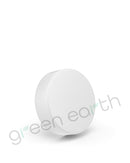 Child Resistant | Push & Turn Flat Smooth Matte Plastic 50/400 Lids w/ Liner 50-400 | White - Green Earth Packaging - 5