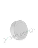 Child Resistant | Push & Turn Flat Smooth Matte Plastic 50/400 Lids w/ Text & Liner 50-400 | White Green Earth Packaging - 5