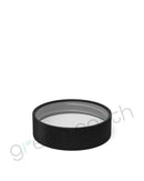 Child Resistant | Push & Turn Flat Smooth Matte Plastic 53/400 Lids w/ Liner 53-400 | Black - Green Earth Packaging - 4