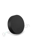 Child Resistant | Push & Turn Flat Smooth Matte Plastic 53/400 Lids w/ Liner 53-400 | Black - Green Earth Packaging - 1