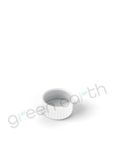 Child Resistant | Push & Turn Plastic Amber Oval Bottles w/ White Ribbed Caps 1 Oz | Oral Adapter Green Earth Packaging - 20