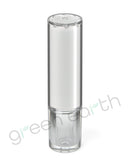 Child Resistant | Push & Turn Plastic Tubes w/ Opaque Inserts 80mm | 100 Count White Green Earth Packaging - 5