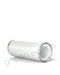 Child Resistant | Push & Turn Plastic Tubes w/ Opaque Inserts 80mm | 100 Count White Green Earth Packaging - 8
