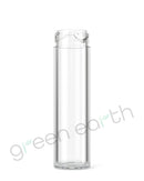 Child Resistant | Push & Turn Recyclable Plastic Tubes w/ Caps 84mm | 500 Count Clear w/ Black Cap Green Earth Packaging - 5
