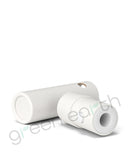 Child Resistant | Recyclable Paperboard Tube w/ Press Button 95mm | White - Green Earth Packaging - 3