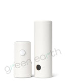 Child Resistant | Recyclable Paperboard Tube w/ Press Button 95mm | White - Green Earth Packaging - 2