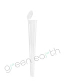Child Resistant | Recyclable Plastic Conical Pop Top Squeeze Tubes 109mm | Clear - Green Earth Packaging - 1