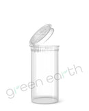 Child Resistant Translucent Recyclable Plastic Pop Top Containers | 13 Dram - SMPL-PVCRC13 - Green Earth Packaging - 1