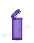Child Resistant | Translucent Recyclable Plastic Pop Top Containers 13 Dram | 315 Count Purple Green Earth Packaging - 18