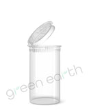 Child Resistant Translucent Recyclable Plastic Pop Top Containers | 19 Dram - SMPL-PVCRC19 - Green Earth Packaging - 1