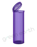 Child Resistant | Translucent Recyclable Plastic Pop Top Containers 60 Dram | 75 Count Purple Green Earth Packaging - 21