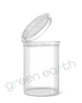 Child Resistant | Translucent Recyclable Plastic Pop Top Containers 30 Dram | 150 Count Clear Green Earth Packaging - 8