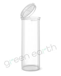 Child Resistant | Translucent Recyclable Plastic Pop Top Containers 60 Dram | 75 Count Clear Green Earth Packaging - 9