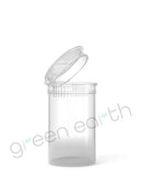 Child Resistant Translucent Recyclable Plastic Pop Top Containers | 6 Dram - SMPL-PVC6 - Green Earth Packaging - 1