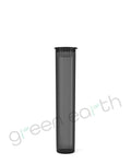 Child Resistant | Translucent Recyclable Plastic Pop Top Squeeze Tubes 95mm | Black Closed Green Earth Packaging - 15