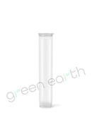 Child Resistant Translucent Recyclable Plastic Pop Top Squeeze Tubes | 95mm - Closed | Sample Green Earth Packaging - 1