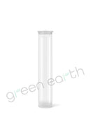 Child Resistant Translucent Recyclable Plastic Pop Top Squeeze Tubes | 98mm - Closed | Sample Green Earth Packaging - 1