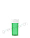 CR | Translucent Recyclable Push & Turn Plastic Reversible Cap Vials 13 Dram | 275 Count Green Green Earth Packaging - 31