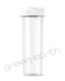 Child Resistant | Recyclable Push & Turn Plastic Reversible Cap Vials 60 Dram | 100 Count Clear Green Earth Packaging - 67
