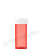 CR | Translucent Recyclable Push & Turn Plastic Reversible Cap Vials 30 Dram | 190 Count Red Green Earth Packaging - 50