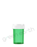 CR | Translucent Recyclable Push & Turn Plastic Reversible Cap Vials 20 Dram | 240 Count Green Green Earth Packaging - 33