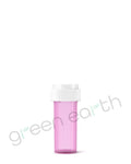 CR | Translucent Recyclable Push & Turn Plastic Reversible Cap Vials 8 Dram | 410 Count Pink Green Earth Packaging - 38