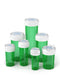 CR | Translucent Recyclable Push & Turn Plastic Reversible Cap Vials 60 Dram | 100 Count Green Green Earth Packaging - 37