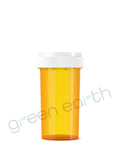 Child Resistant | Translucent Push & Turn Plastic Reversible Cap Vials 40 Dram | 150 Count Amber Green Earth Packaging - 19