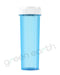CR | Translucent Recyclable Push & Turn Plastic Reversible Cap Vials 60 Dram | 100 Count Blue Green Earth Packaging - 28