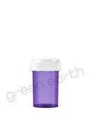 CR | Translucent Recyclable Push & Turn Plastic Reversible Cap Vials 20 Dram | 240 Count Purple Green Earth Packaging - 57