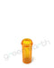 Child Resistant | Translucent Push & Turn Plastic Reversible Cap Vials 8 Dram | 410 Count Amber Green Earth Packaging - 7