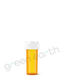 Child Resistant | Translucent Push & Turn Plastic Reversible Cap Vials 8 Dram | 410 Count Amber Green Earth Packaging - 2