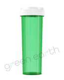 CR | Translucent Recyclable Push & Turn Plastic Reversible Cap Vials 60 Dram | 100 Count Green Green Earth Packaging - 36