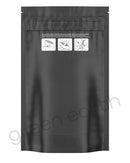 Dymapak | Child Resistant & Tamper Evident | Matte Opaque Mylar Bags w/ Tear Notch 6in x 9.8in | Green Earth Packaging - 7