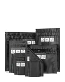 Dymapak | CR & Tamper Evident | Matte Opaque Mylar Bag w/ Tear Notch 3.6" x 4.5" | White - Green Earth Packaging - 1