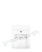 Dymapak | CR & Tamper Evident | Matte Opaque Mylar Bag w/ Tear Notch 3.6" x 4.5" | White - Green Earth Packaging - 10