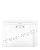 Dymapak | Child Resistant & Tamper Evident | Matte Opaque Mylar Bag w/ Tear Notch 12" x 9" | White Green Earth Packaging - 13