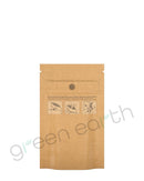Dymapak Child Resistant & Tamper Evident Opaque Kraft Paper Mylar Bags | 3.6in x 5.8in - SMPL-DYMYKK18 - 1