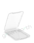 Hinged Lid Slim Plastic Containers 5.3mm | 1000 Count Clear Green Earth Packaging - 7