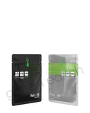 Pinch N Pull | CR & Tamper Evident | Matte Mylar Bag w/ Window & Tear Notch 3.6" x 4.5" | Green Earth Packaging - 3