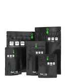 Pinch N Pull | CR & Tamper Evident | Matte Opaque Mylar Bag w/ Tear Notch 3.6" x 4.5" | Green Earth Packaging - 1