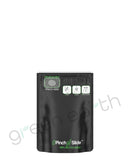 Pinch N Slide | Child Resistant | Matte Opaque Recyclable Flexible Pouches 3.6in x 5in | Black Green Earth Packaging - 2