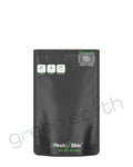 Pinch N Slide | Child Resistant | Matte Opaque Recyclable Flexible Pouches 4in x 6.5in | Black Green Earth Packaging - 6