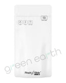Pinch N Slide | CR & Tamper Evident | V3.0 Matte Opaque Mylar Bag w/ Tear Notch 5" x 8.8" | White Green Earth Packaging - 16
