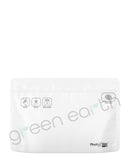 Pinch N Slide | CR & Tamper Evident | V3.0 Matte Opaque Mylar Bag w/ Tear Notch 12" x 9" | White Green Earth Packaging - 18