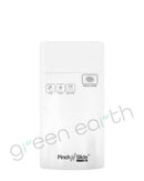 Pinch N Slide | CR & Tamper Proof | V3.0 Matte Opaque Mylar Bag w/ Tear Notch 3.6" x 5.7" | White Green Earth Packaging - 14
